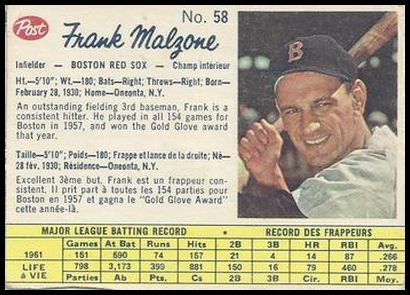 58 Frank Malzone